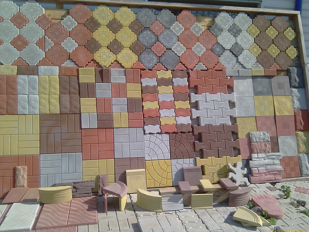 Фигурная тротуарная плитка